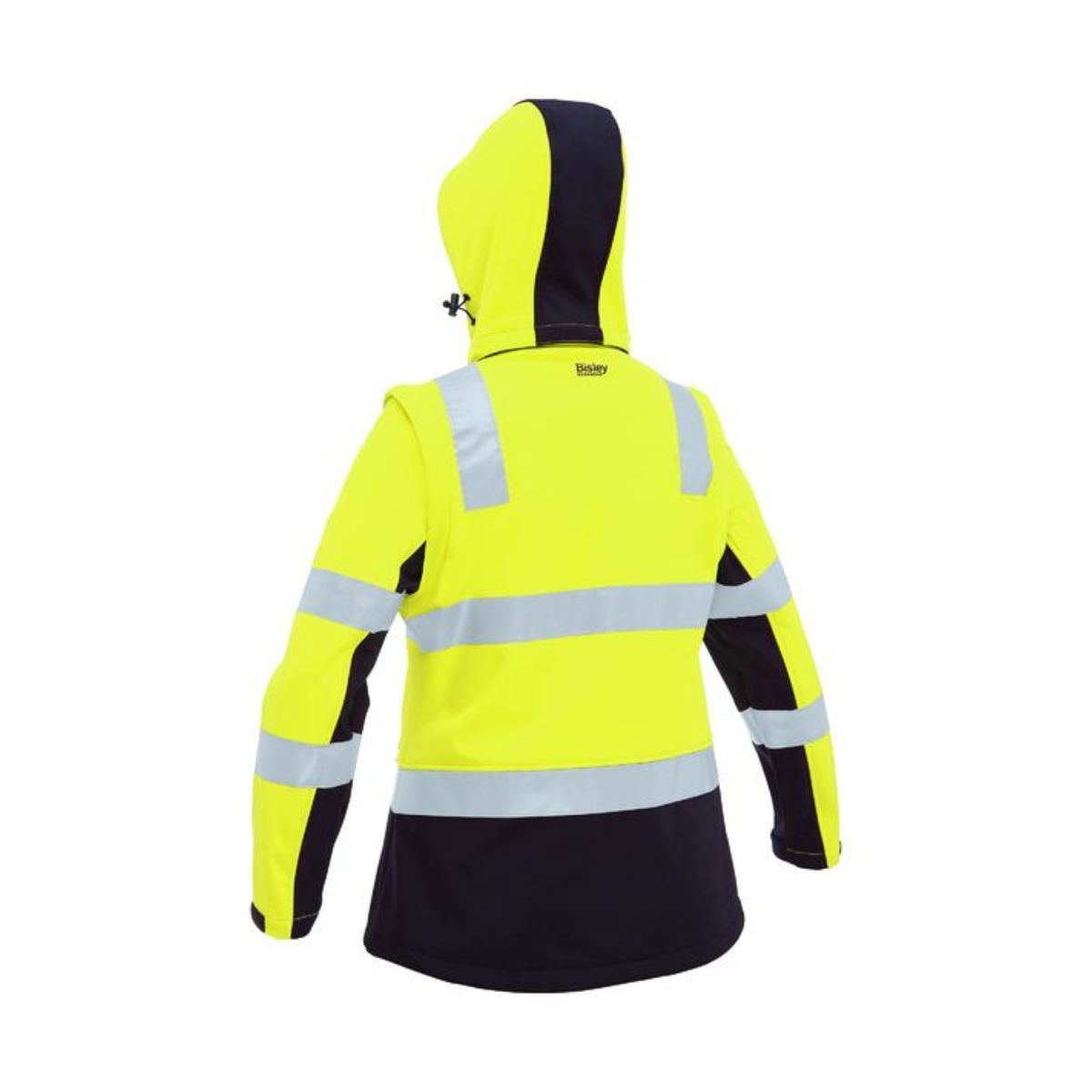 Bisley Women's Taped Two Tone Hi Vis 3 in 1 Soft Shell Jacket BJL6078T