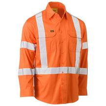 Bisley X Taped Biomotion Hi Vis Cool Lightweight Drill Shirt BS6166XT