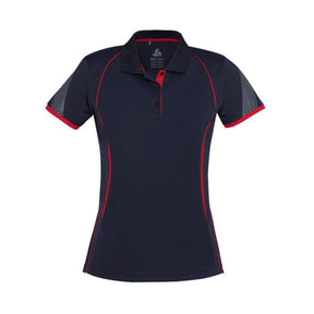 Biz Collection Women's Razor Short Sleeve Polo - Dark Colours P405LS
