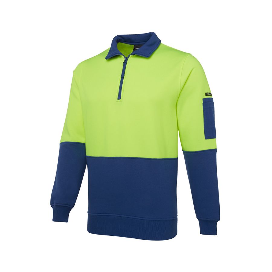 JB'S Hi Vis 1/2 Zip Fleecy 6HVFH