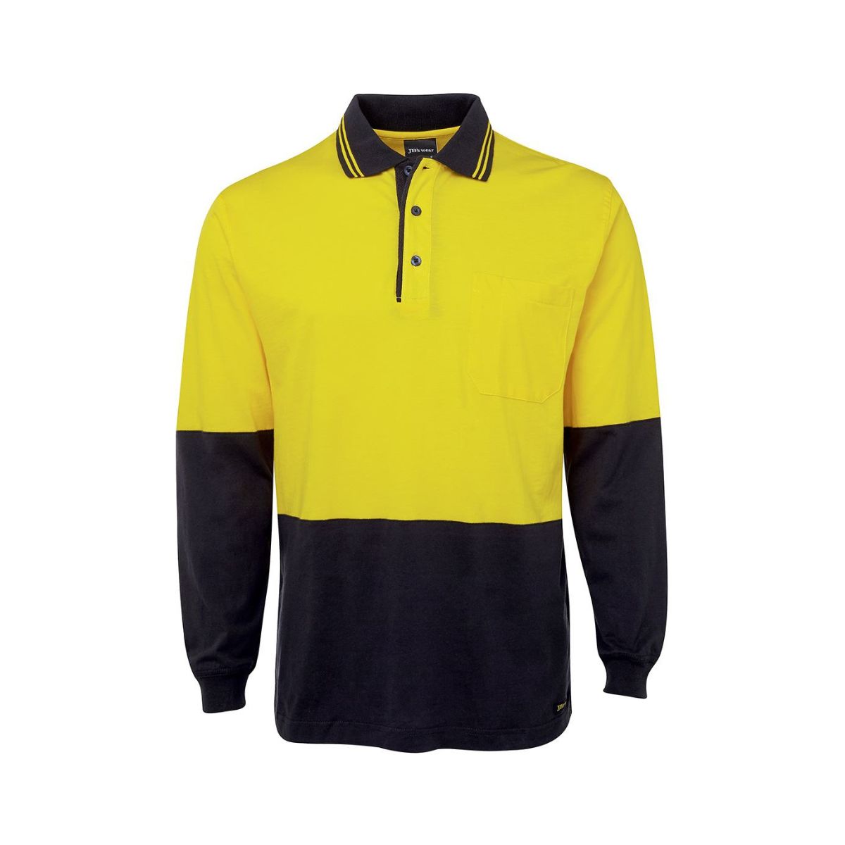JB's Hi Vis Long Sleeve Cotton Polo 6CPHL