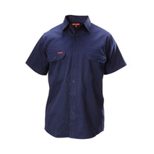 Hard Yakka Cotton Drill Short Sleeve Open Front Shirt Y07510