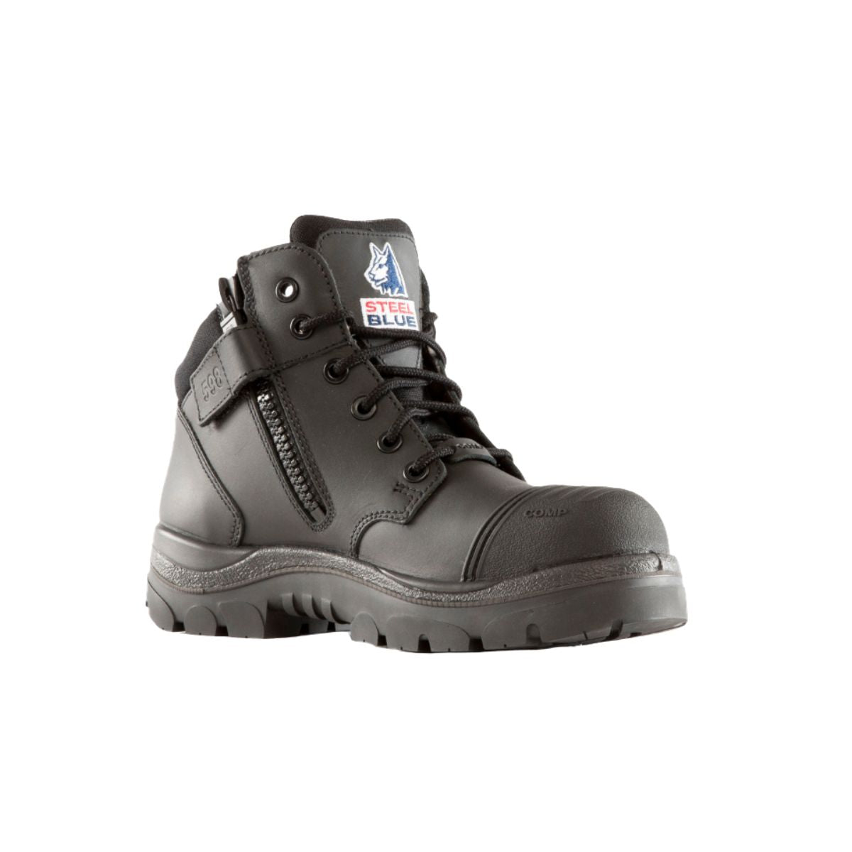 Steel Blue Parkes Zip: Scuff Composite Safety Boot 318598