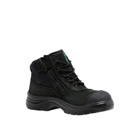 KingGee Tradie Women's Zip/Lace Steel Cap Work Boots 5" K26490