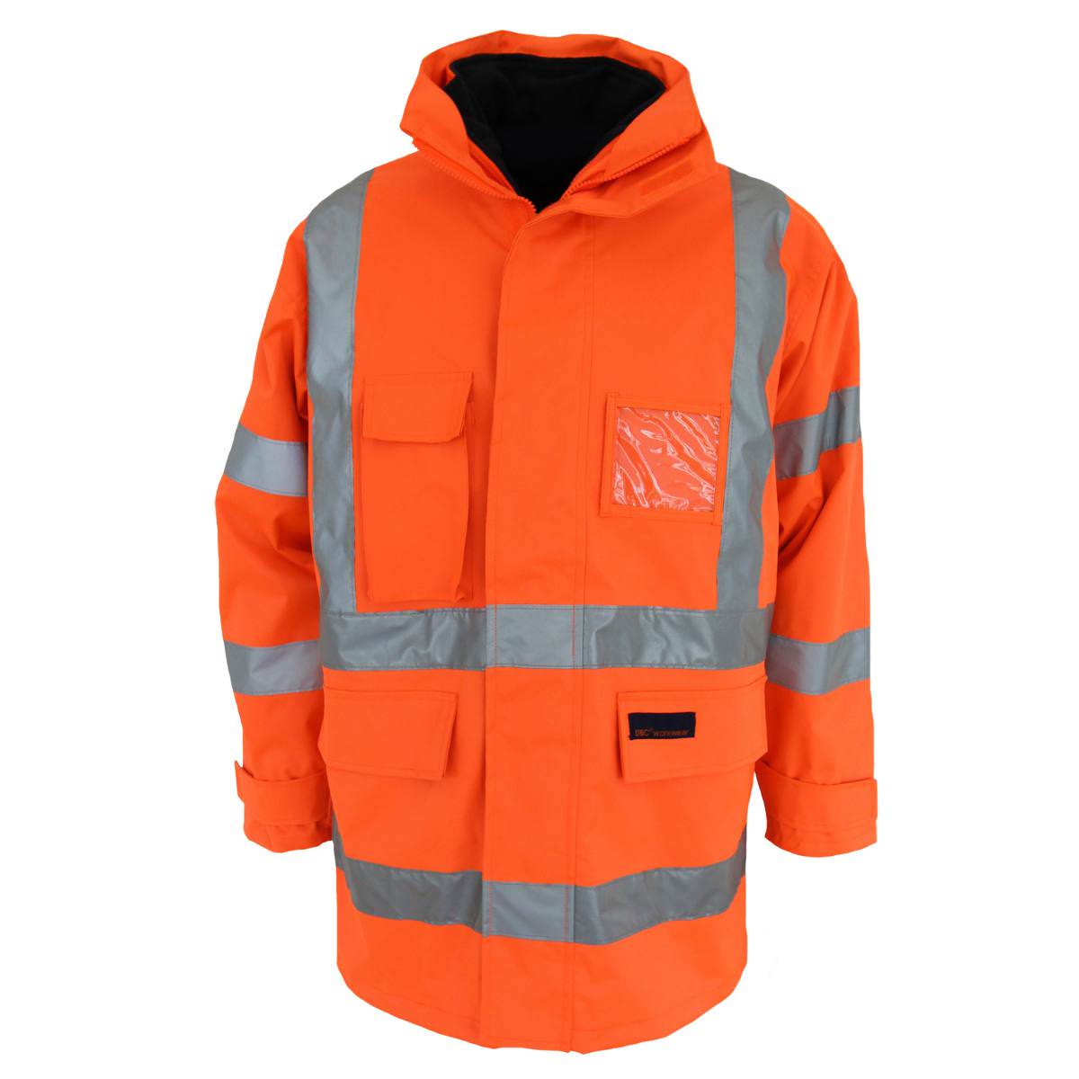 DNC HiVis "6 in 1" Breathable rain jacket Biomotion 3572