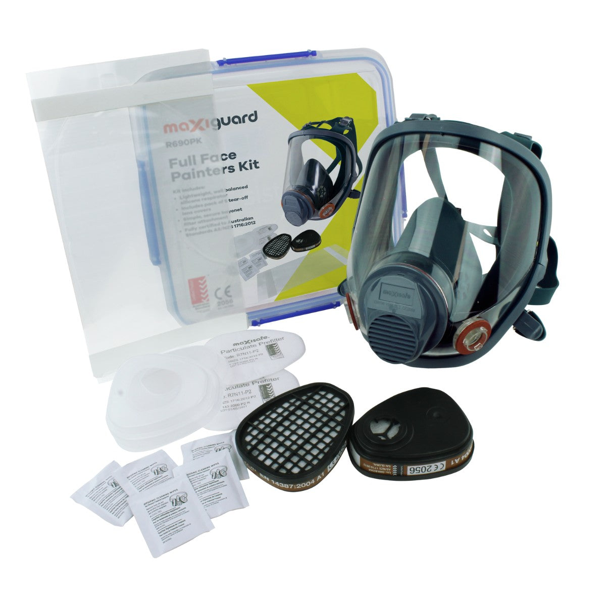 Maxisafe Full Face Respirator Painters Kit R690PK (Each)