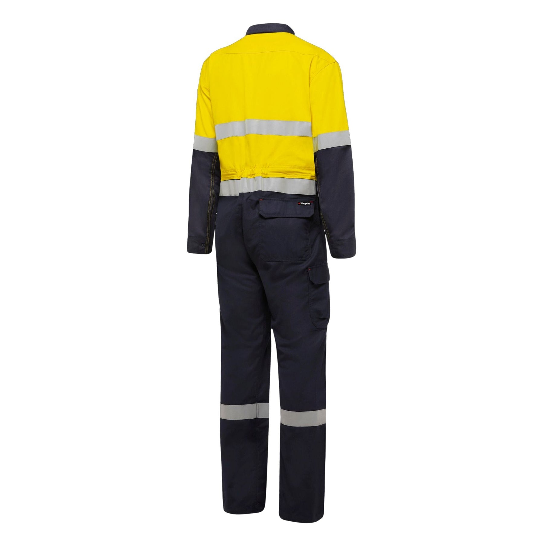 KingGee Shieldtec FR Hi Vis Two Tone Coverall With FR Tape Y00055