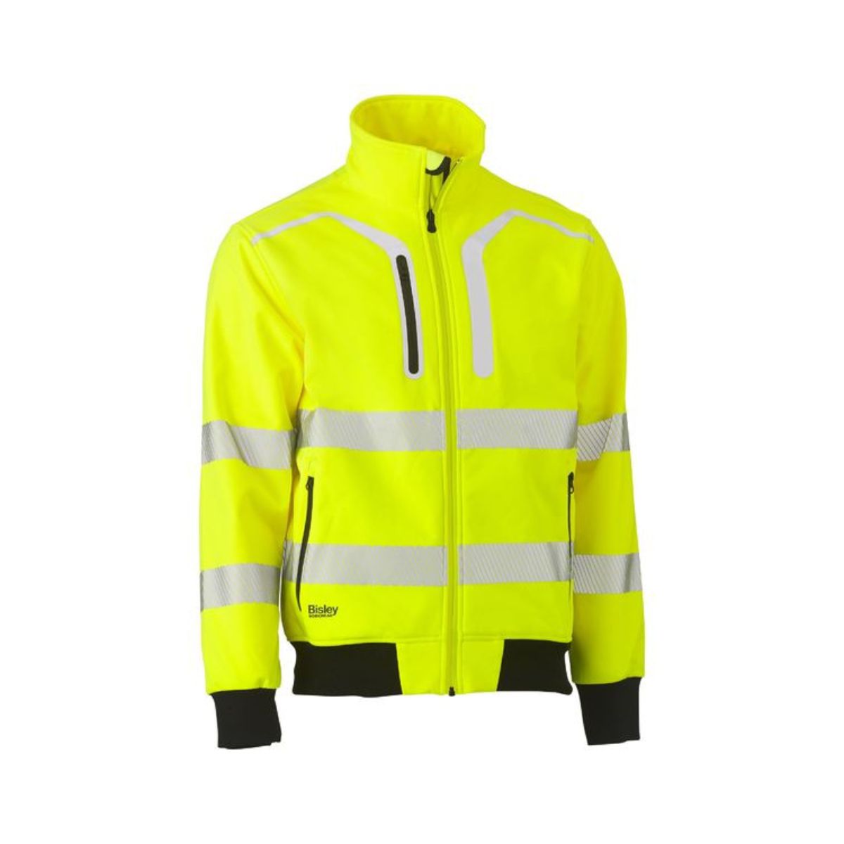 Bisley Taped Hi Vis Soft Shell Bomber Jacket BJ6979T