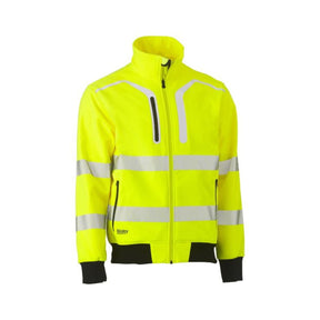 Bisley Taped Hi Vis Soft Shell Bomber Jacket BJ6979T