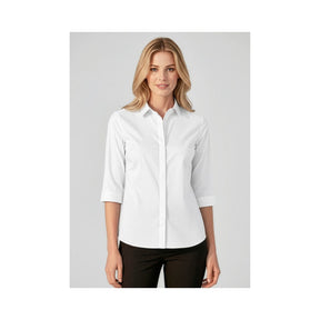 Biz Corporates Women's Charlie 3/4 Sleeve Shirt Shirt RS968LT