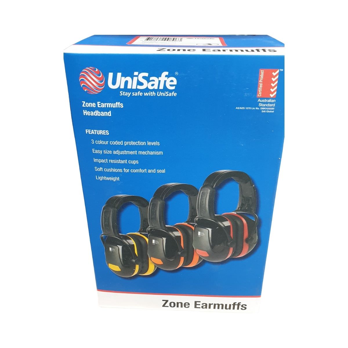 UniSafe Zone 3 Earmuff (Headband) RBZ3HB (Each)