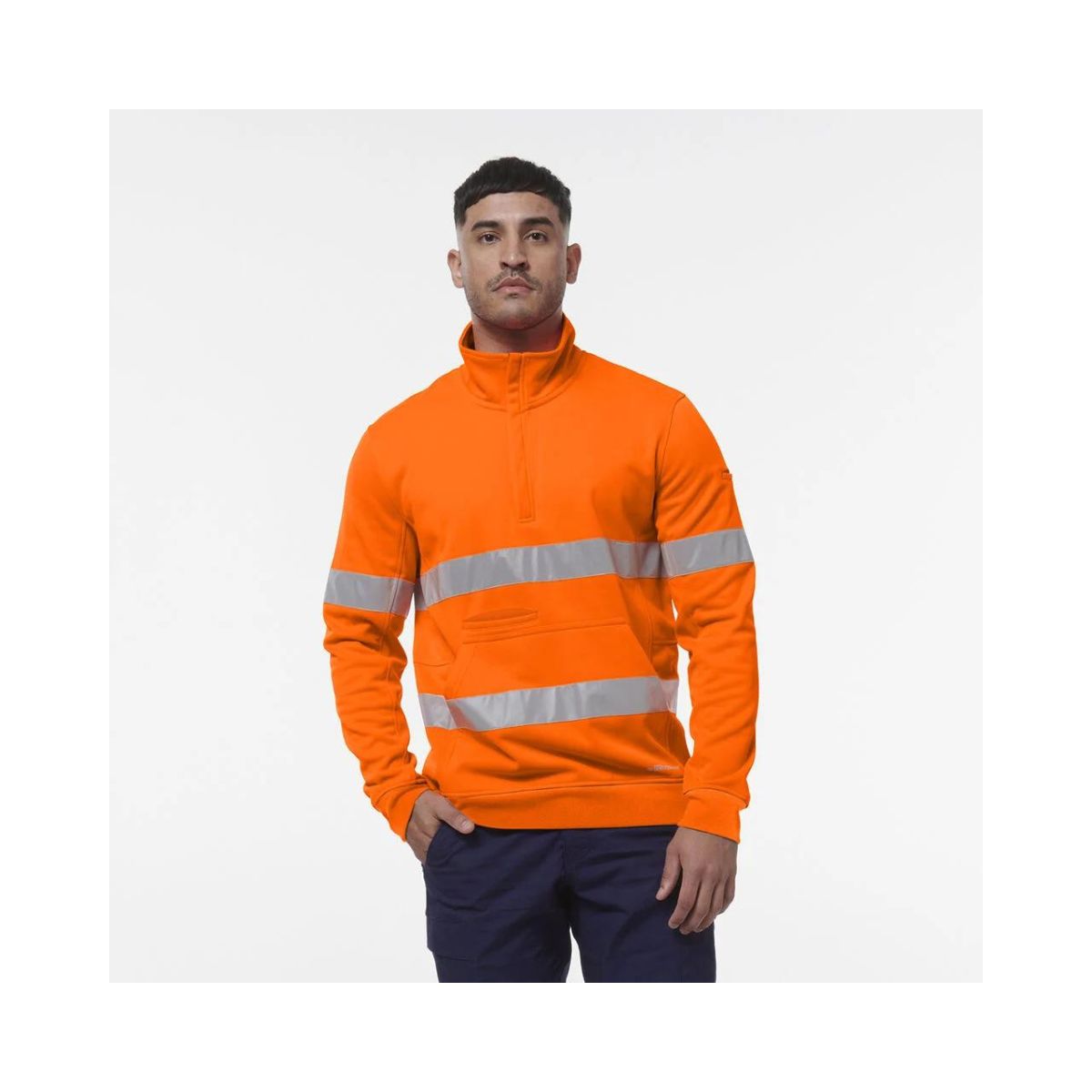 KingGee Reflective 1/4 Zip Fleece K55048