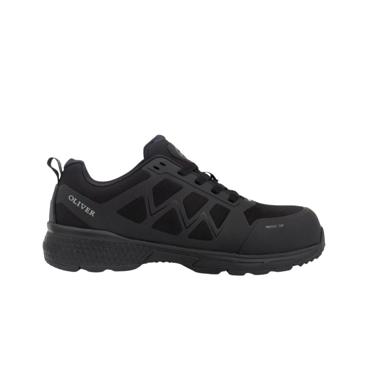 Oliver ST40 Series Black Jogger Safety Shoes (S3 HRO SRC ESD)
