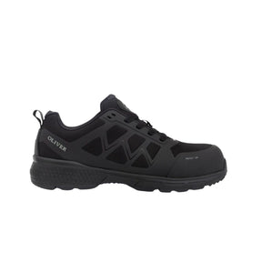 Oliver ST40 Series Black Jogger Safety Shoes (S3 HRO SRC ESD)