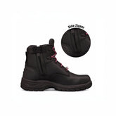 Oliver PB49 Series Women's Black Zip Sided Safety Shoe 49445Z