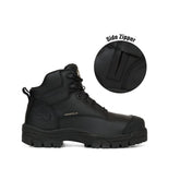 Oliver AT45 Series 130mm Black Zip Sided Safety Boot 45640Z