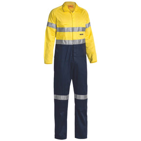 Bisley Taped Hi Vis Work Coverall Lightweight BC6719TW