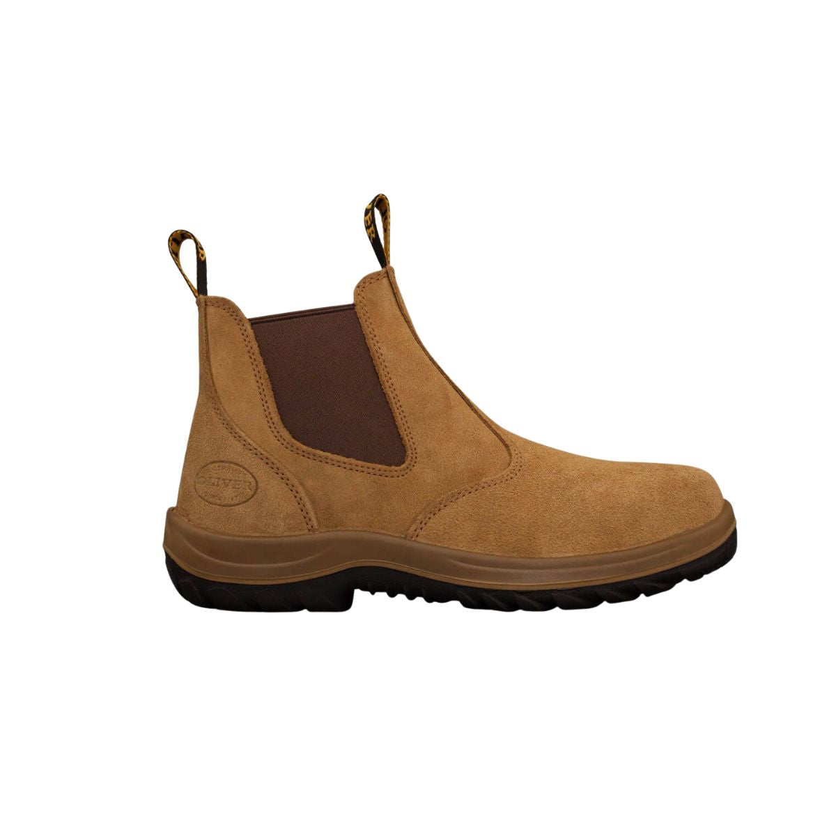 Oliver WB34 Series Beige Elastic Sided Slip On Safety Boot