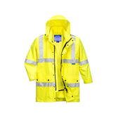 Portwest Hi-Vis Argyle Rain Traffic Jacket MF306