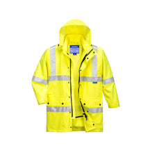 Portwest Hi-Vis Argyle Rain Traffic Jacket MF306