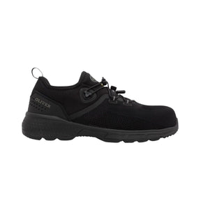 Oliver ST40 Series Black FlyKnit Safety Shoes (S1P HRO SRC ESD)