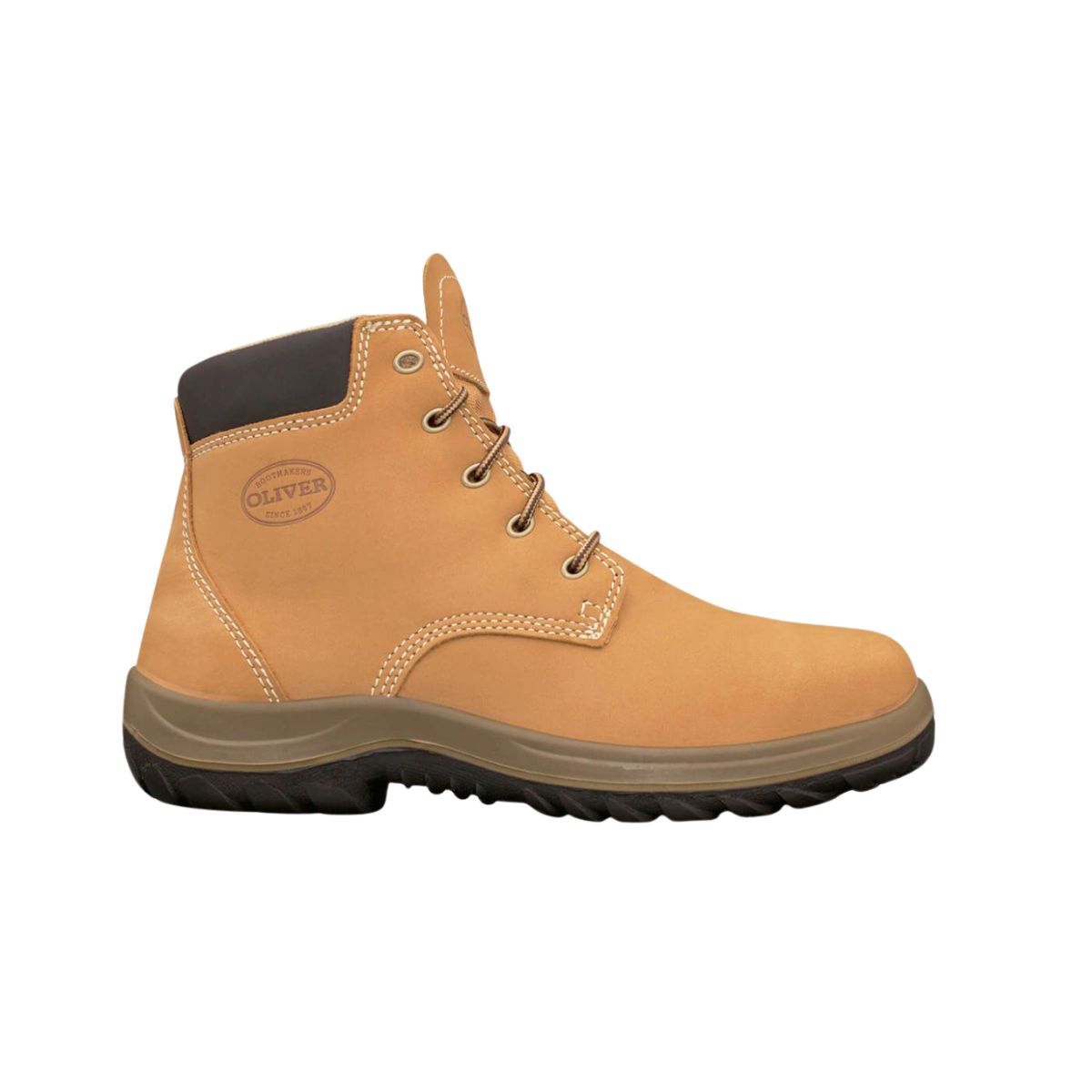 Oliver WB34 Series Wheat Lace Up Ankle Safety Boot