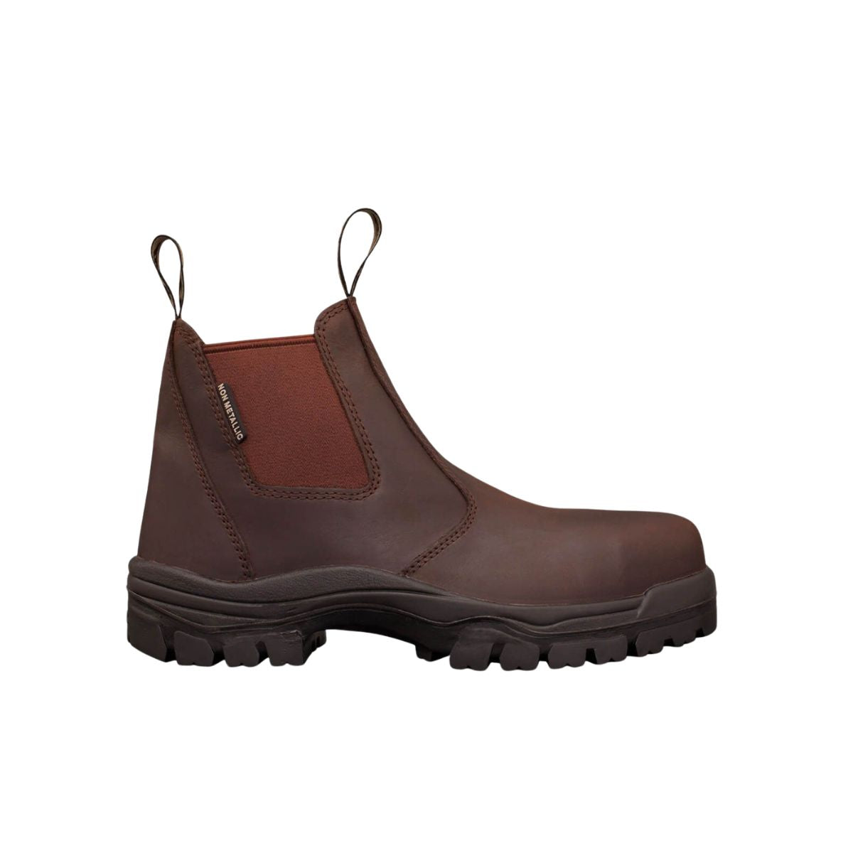 Oliver AT45 Series Brown Elastic Sided Safety Boot