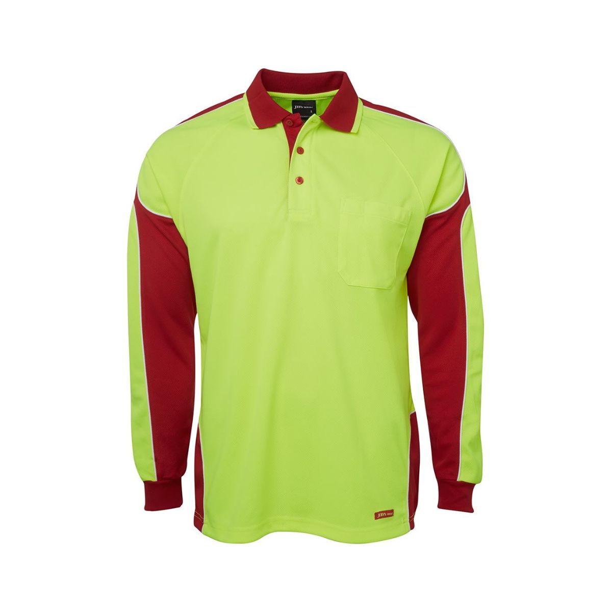 JB's Hi Vis L/S Arm Panel Polo 6AP4L