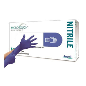 Ansell MICRO-TOUCH® Blue Nitrile 313041 (Pack of 200)