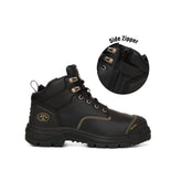 Oliver AT55 Series 130mm Black Zip Sided Safety Boot 55340Z