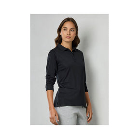 Biz Collection Women's Action Long Sleeve Polo P206LL