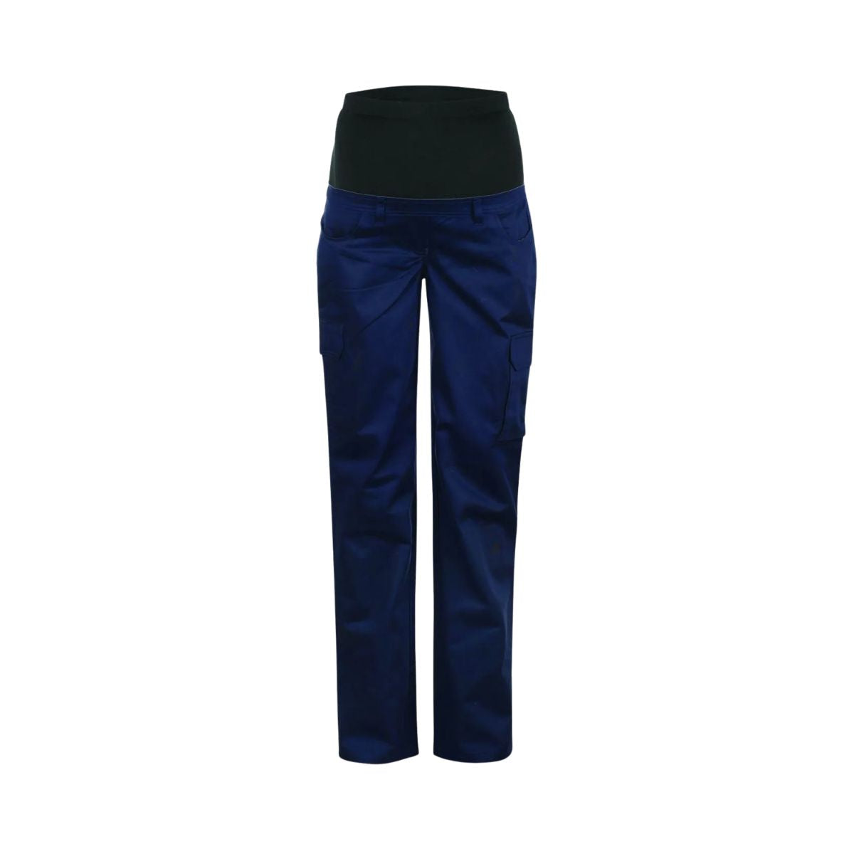 WORKCRAFT Maternity Cargo Cotton Drill Work Pants WPL081