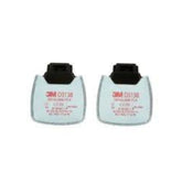 3M™ Secure Click™ Particulate Filter P3, with Nuisance Level Organic Vapour/Acid Gas Relief, D3138 (Box of 10 Pairs)