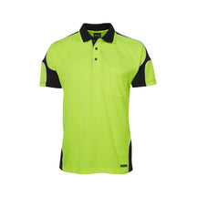 JB's Wear HI VIS Short sleeve Arm Panel Polo