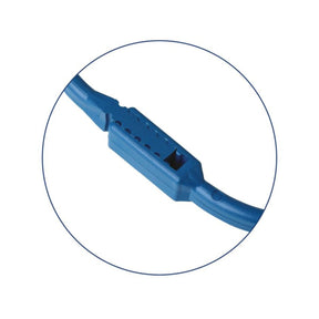 Detectamet Metal Detectable Expandaband Earplugs 2/3 Flange SNR22/23 DB - Blue (Pack of 30)