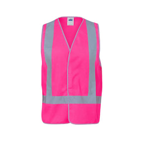 DNC Hi Vis Day/Night Safety Vest H-Pattern Taped 3804