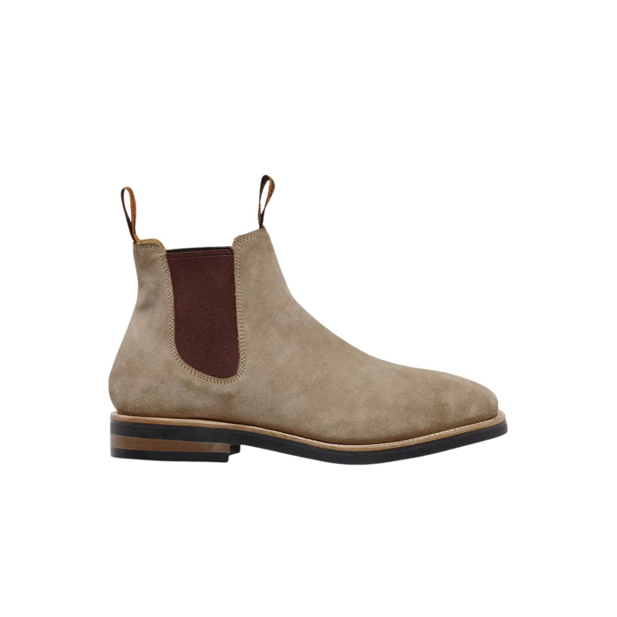 Hard Yakka Mustang Signature Pull-up Leather Boot - Taupe Suede Y61063
