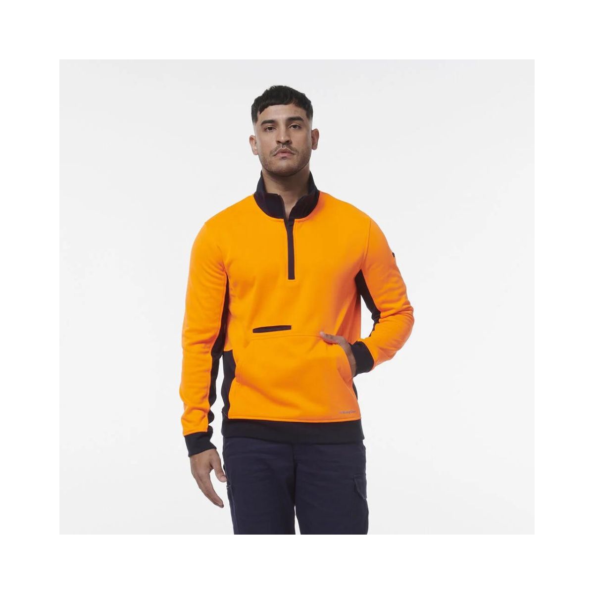 KingGee Hi Vis 1/4 Zip Fleece K55047