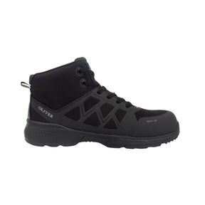 Oliver ST40 Series Black Jogger Ankle Safety Shoes (S3 HRO SRC ESD)