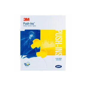 3M™ E-A-R™ Push-Ins™ Corded Earplugs, Poly Bag, 318-1003, 23dB (Class 4) (Box of 200 Pairs)