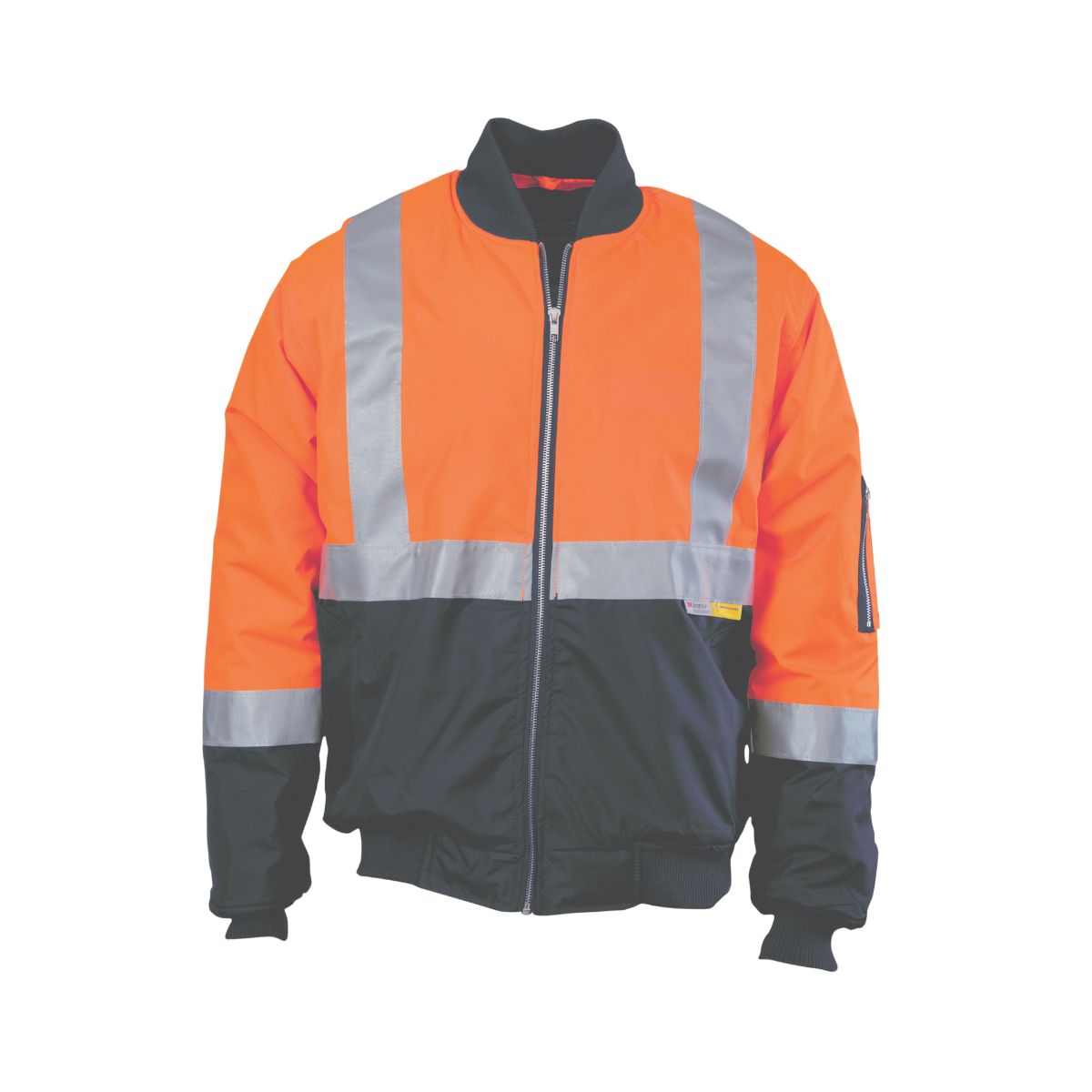 DNC Hi Vis Two Tone Flying Jacket with 3M Reflective Tape 3862
