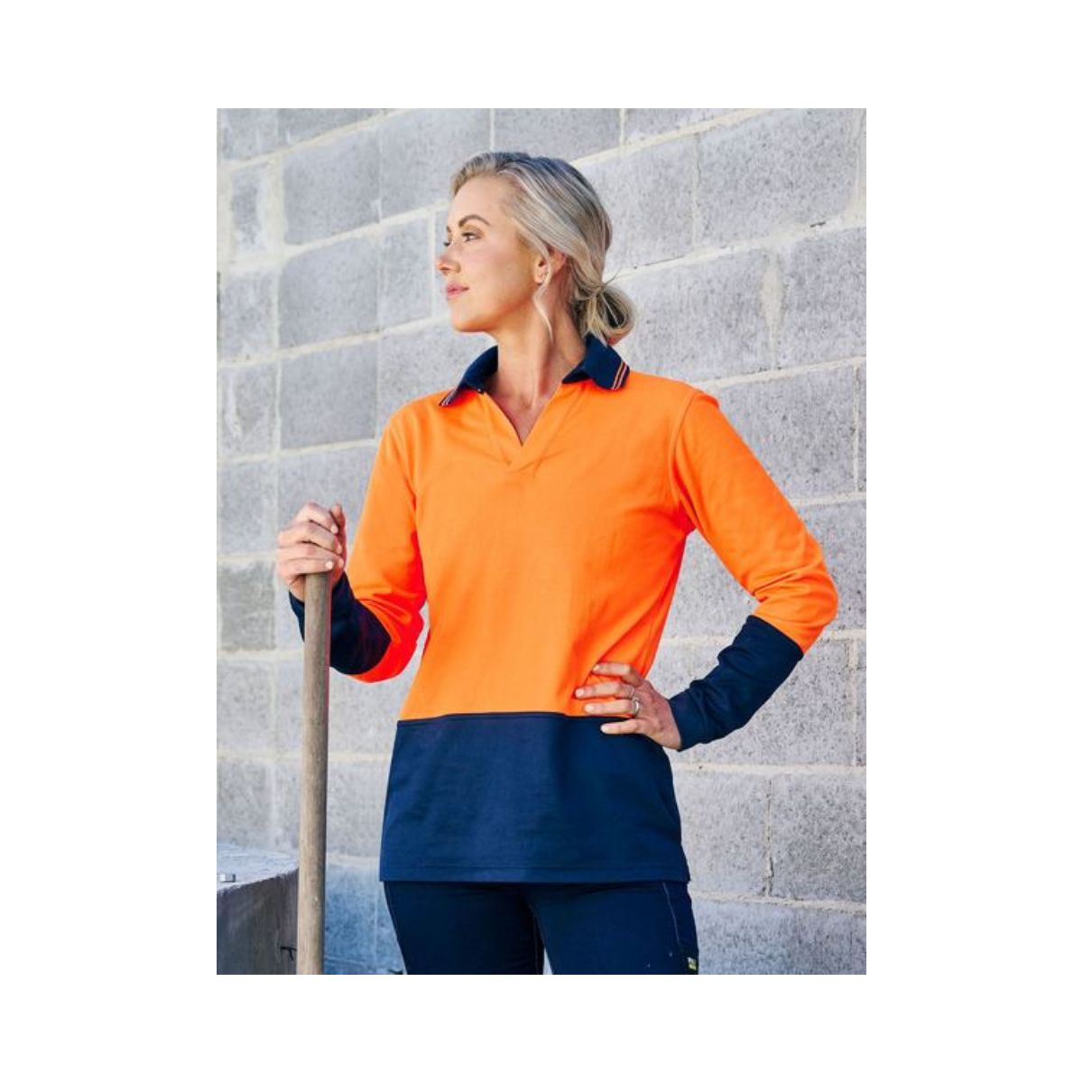 Bisley Women's Hi Vis Cotton Polo Shirt BKL6234