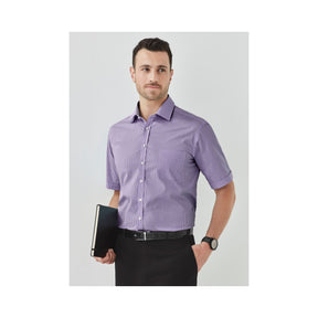 Biz Corporates Men's Newport Short Sleeve Shirt 42522