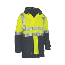DNC 4 in 1 HiVis Two Tone Breathable Jacket with Vest and 3M Reflective Tape 3864