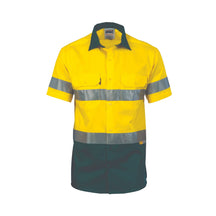 DNC HiVis Cool-Breeze Cotton Shirt with 3M 8906 R/Tape - Short sleeve 3887