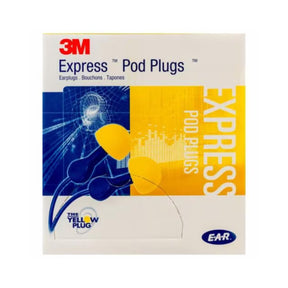 3M™ E-A-R™ Express Assorted Uncorded Earplugs, Pillow Pack, 321-3200, 23dB (Class 4) (Box of 100 Pairs)