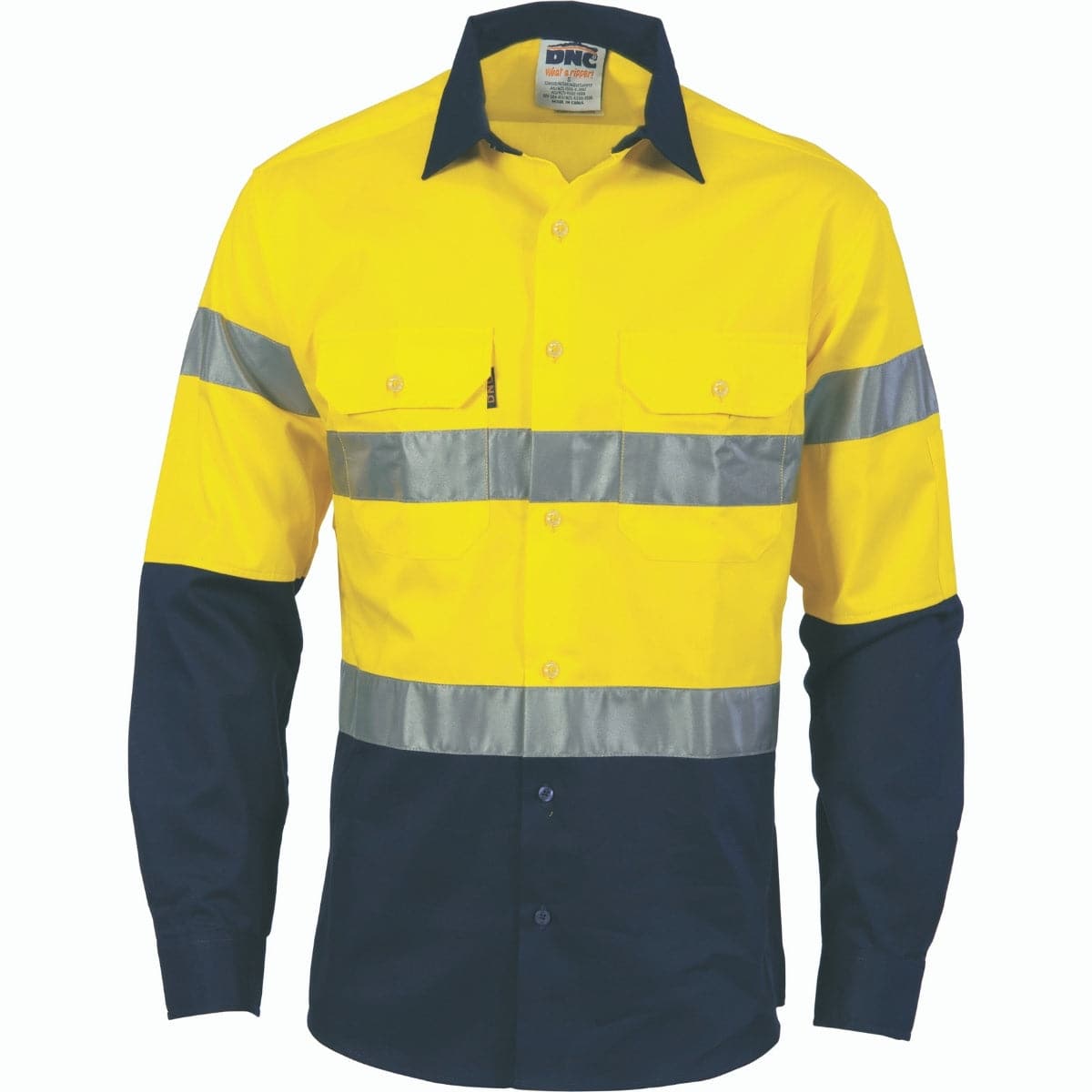 DNC HiVis D/N 2 Tone Drill Shirt 3536