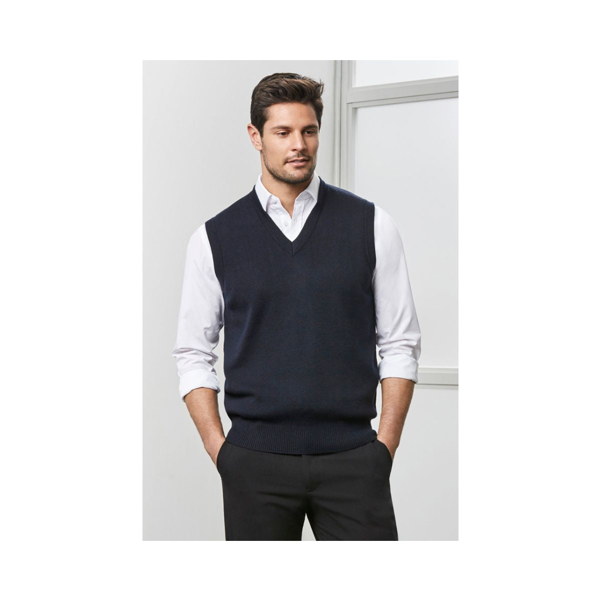 Men's Woolmix Knit Vest WV6007