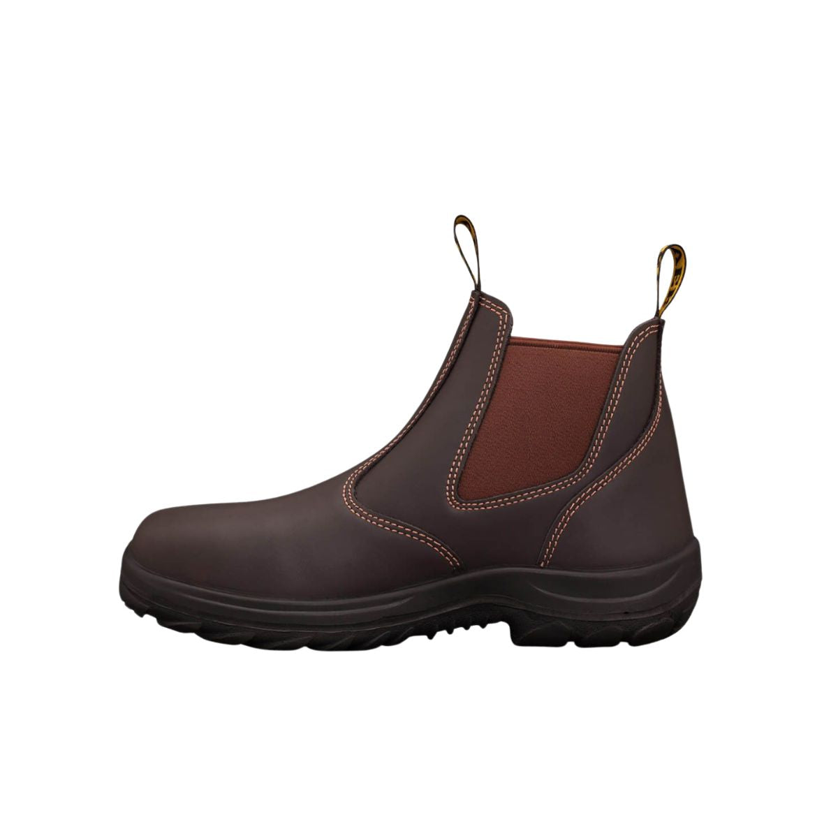 Oliver WB34 Series Claret Elastic Sided Slip On Safety Boot