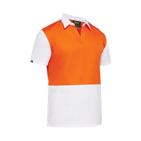 Bisley Two Tone Hi Vis V-Neck Shirt BS1405